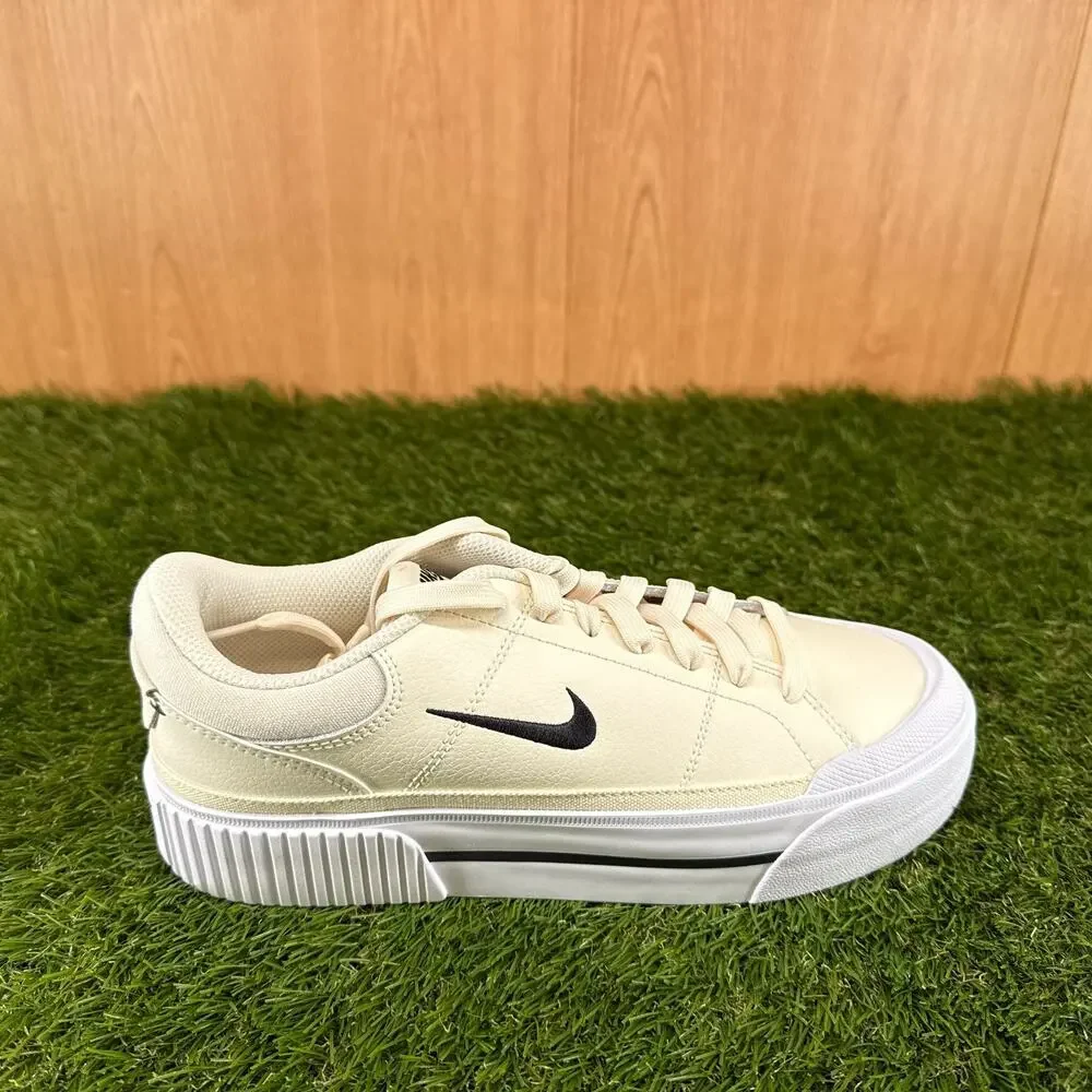 Nike Court Legacy Lift Pale Ivory FV5526-101 Women’s Size 8
